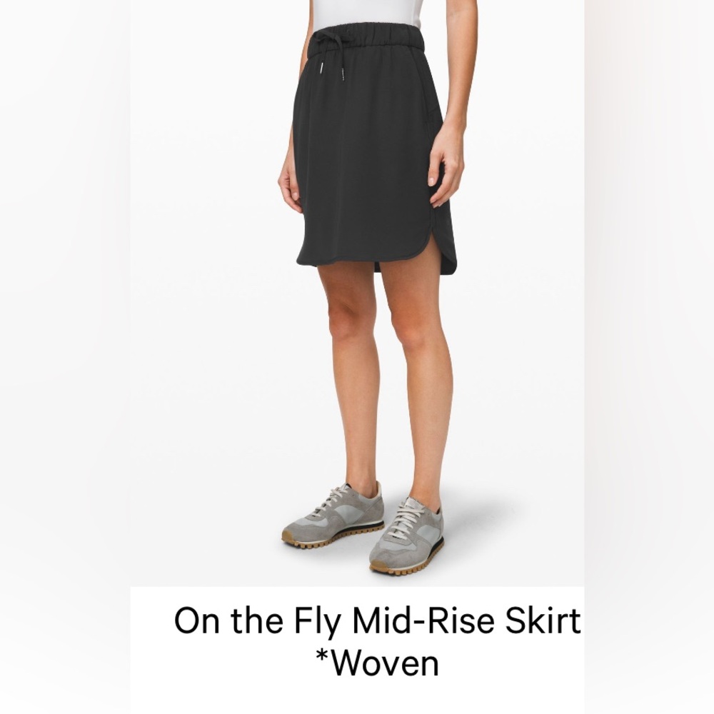 lululemon On The Fly Mid-Rise Skirt *Woven